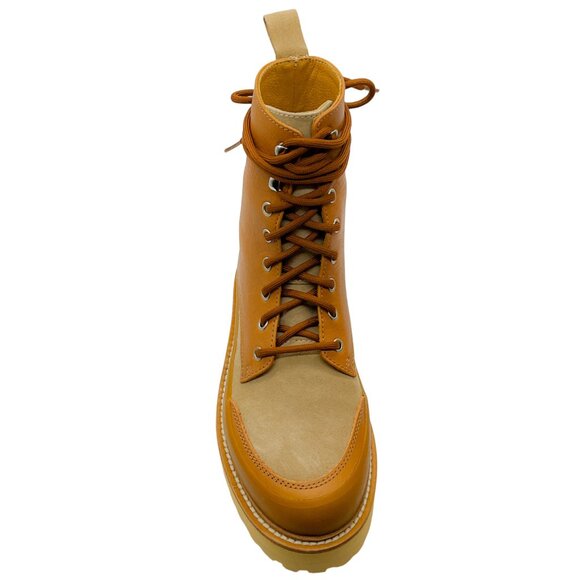 Ulla Johnson Sand Suede / Brown Leather Etna Boots - Picture 4 of 8